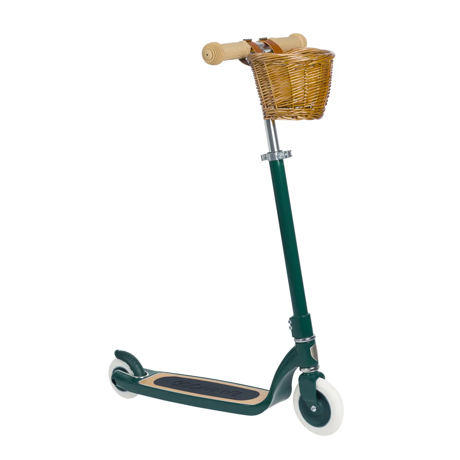 Banwood Kids Maxi Scooter with Basket (Green) - Image 8
