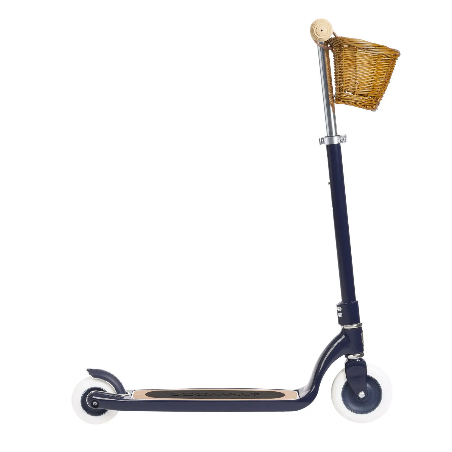 Banwood Kids Maxi Scooter with Basket (Navy) - Image 3