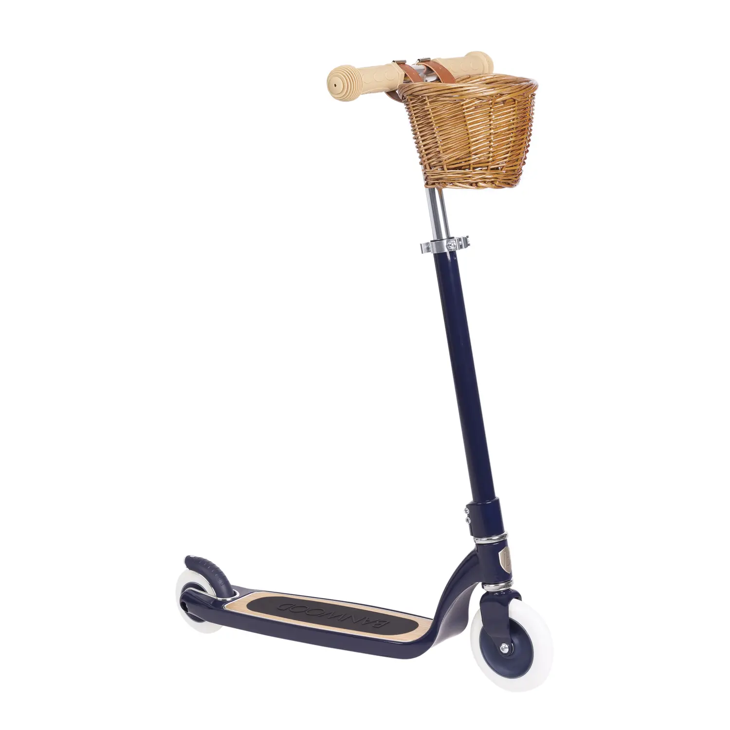 Banwood Kids Maxi Scooter with Basket (Navy) - Image 4