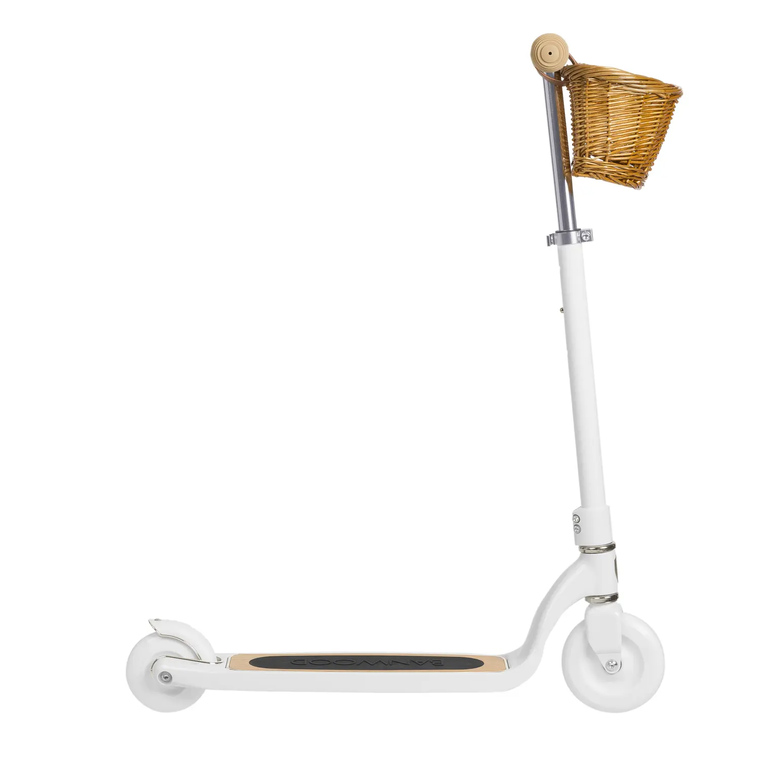 Banwood Kids Maxi Scooter with Basket (White) - Image 4