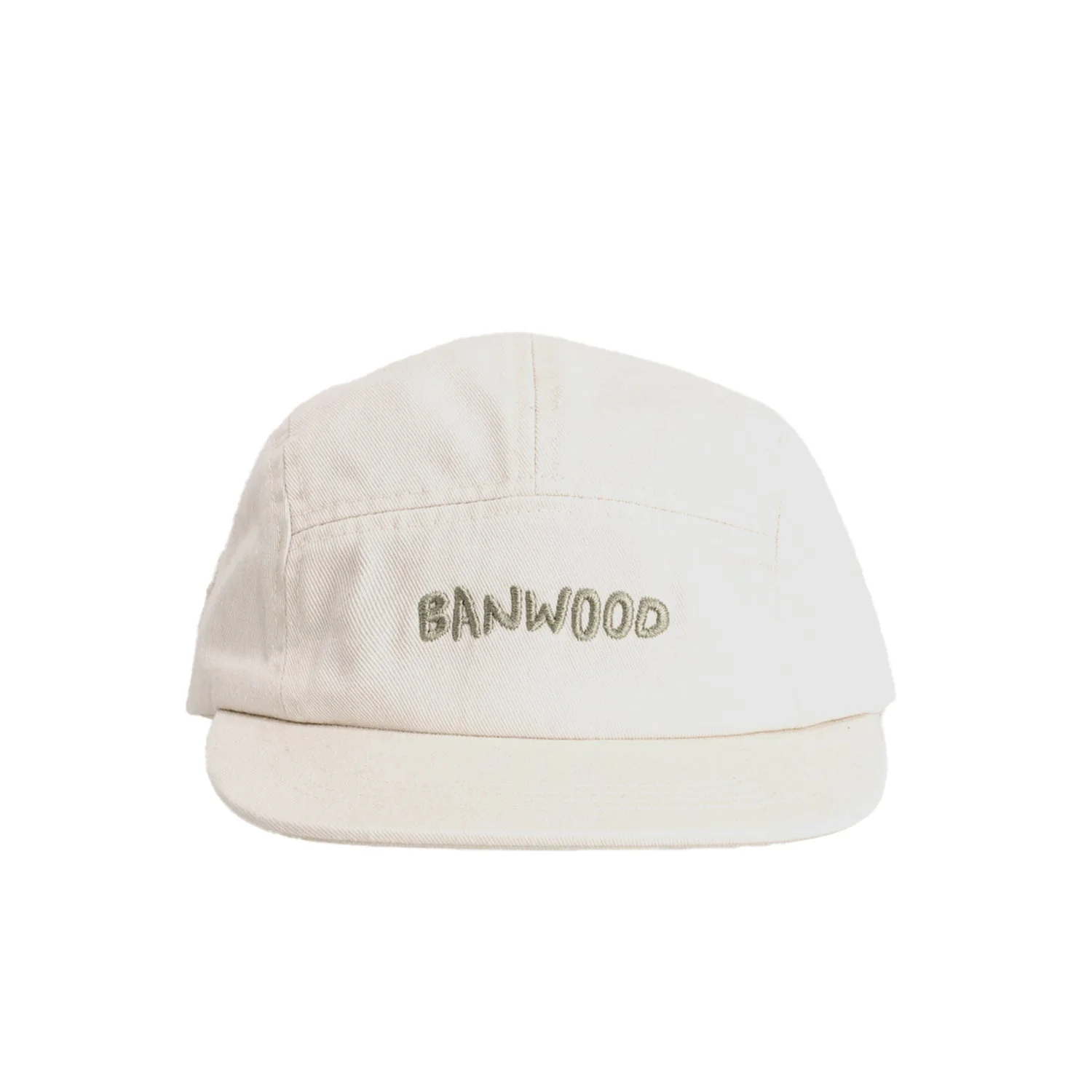 Banwood Washed 5 Panel Cap (Cream) - Image 2