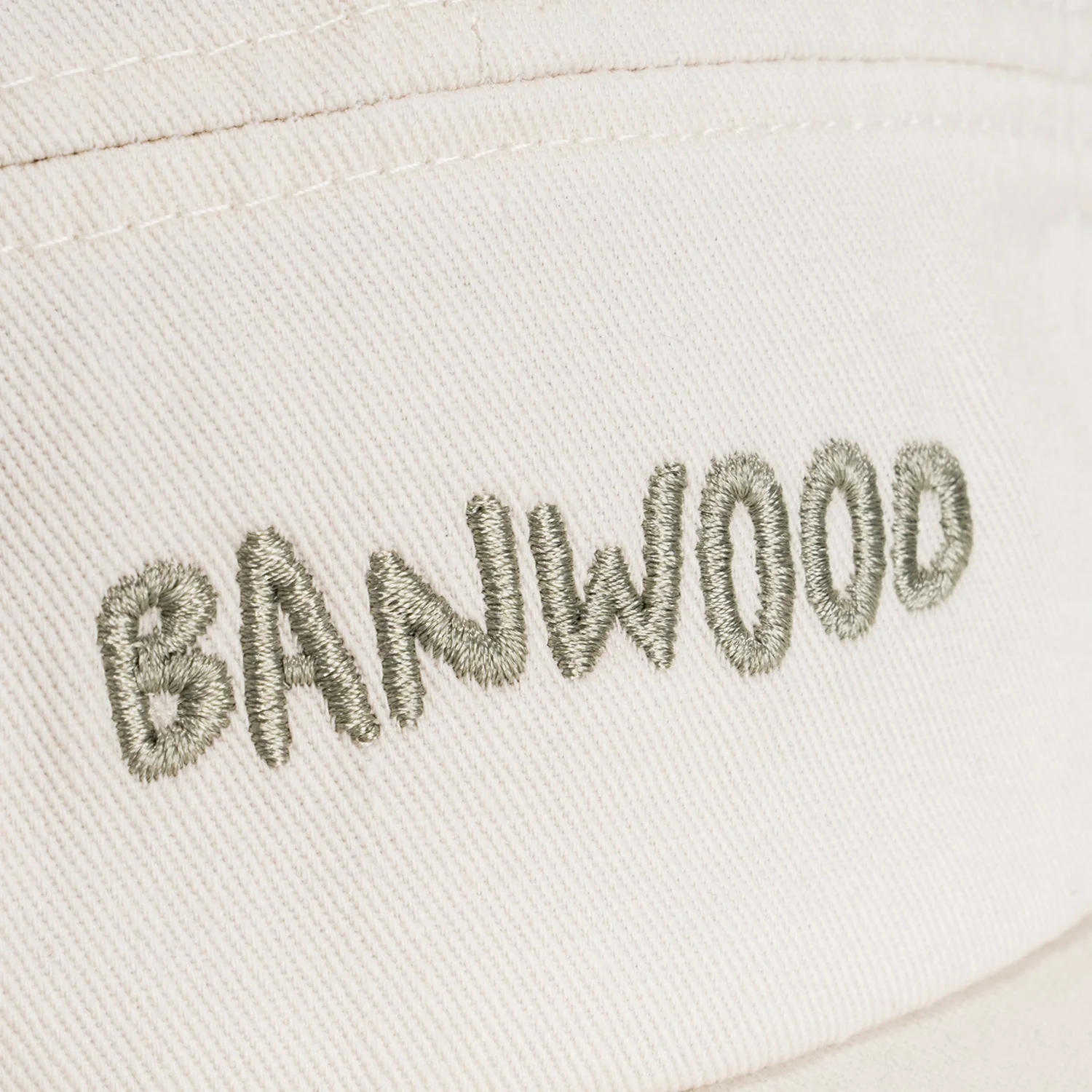 Banwood Washed 5 Panel Cap (Cream) - Image 8