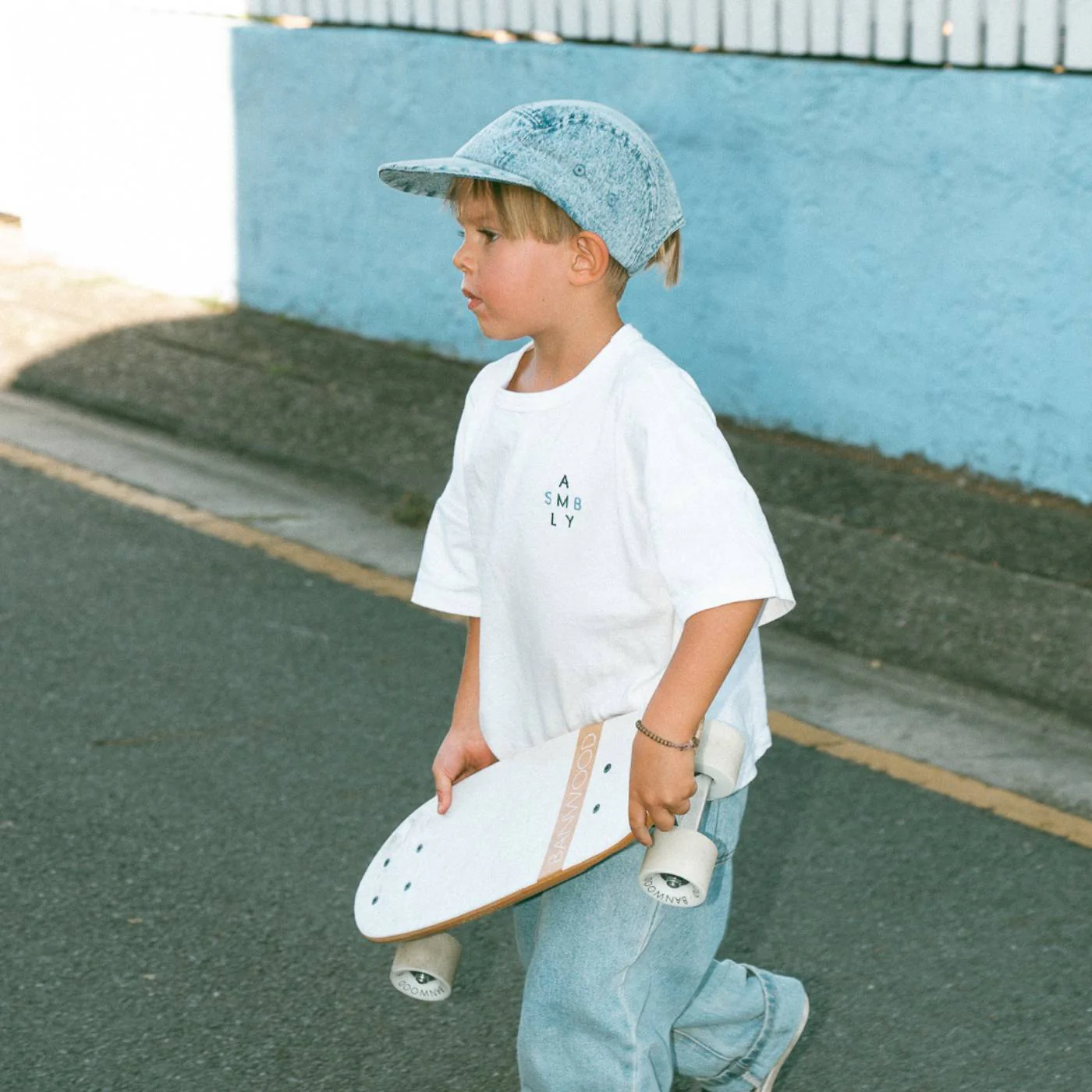 Banwood Washed 5 Panel Cap (Denim) - Image 3