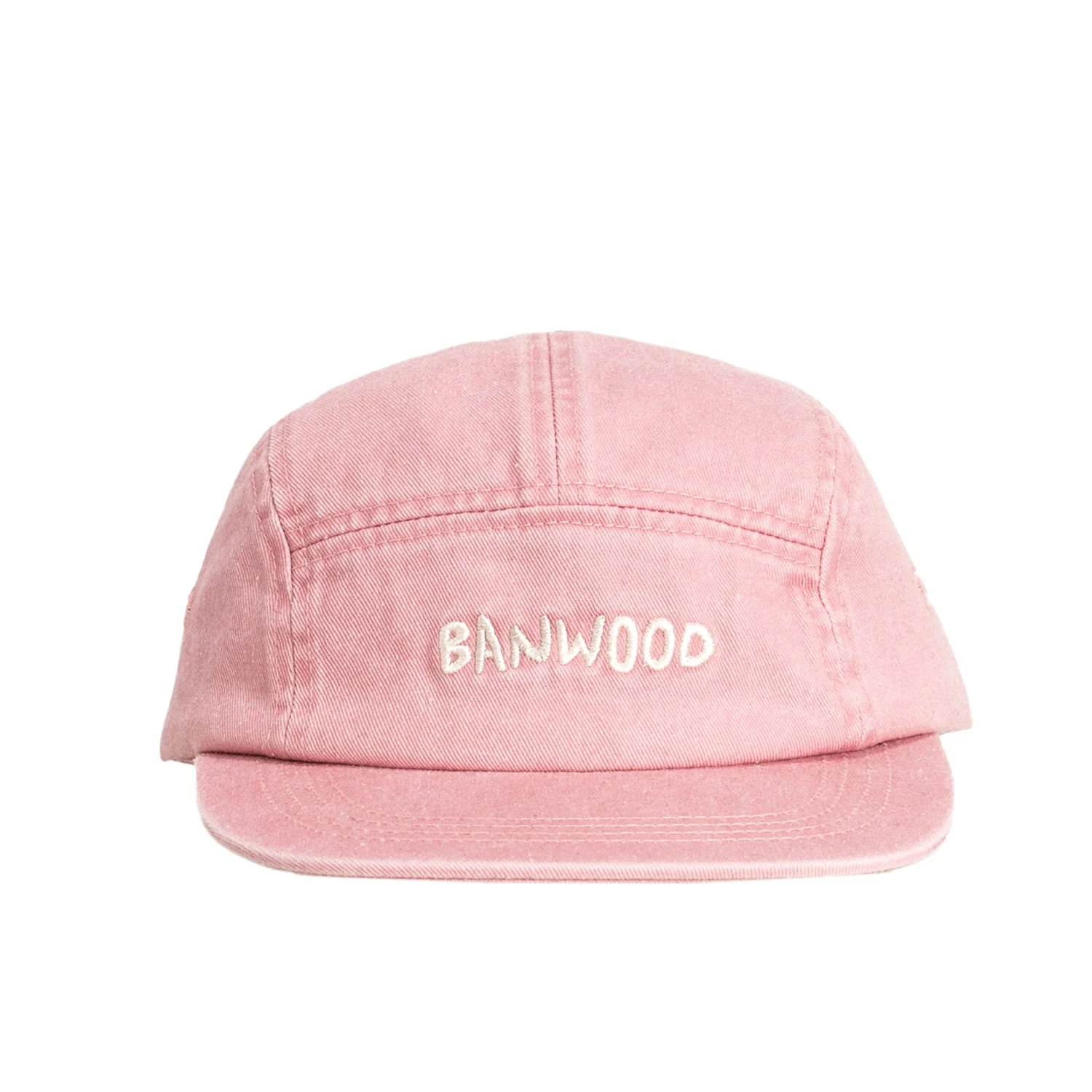 Banwood Washed 5 Panel Cap (Rose) - Image 2