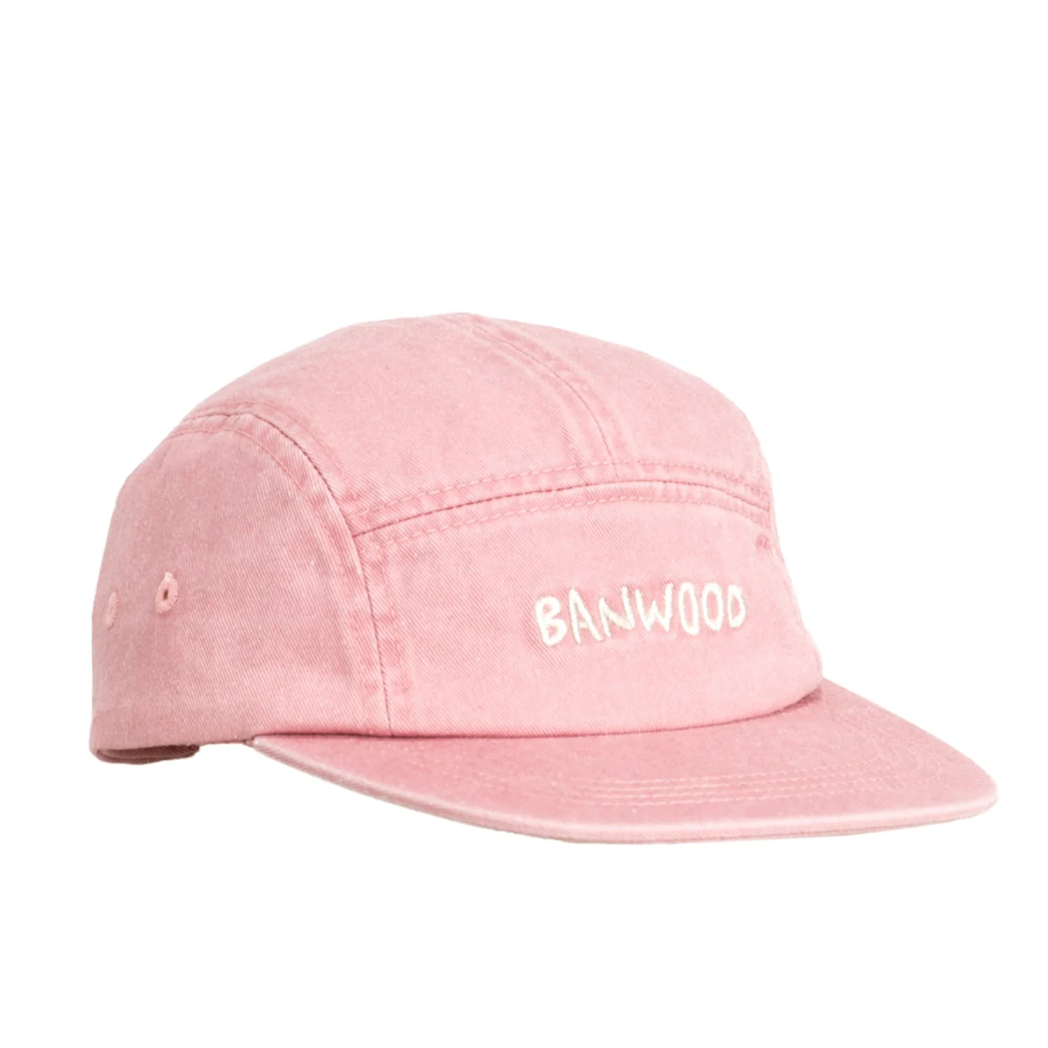 Banwood Washed 5 Panel Cap (Rose) - Image 3