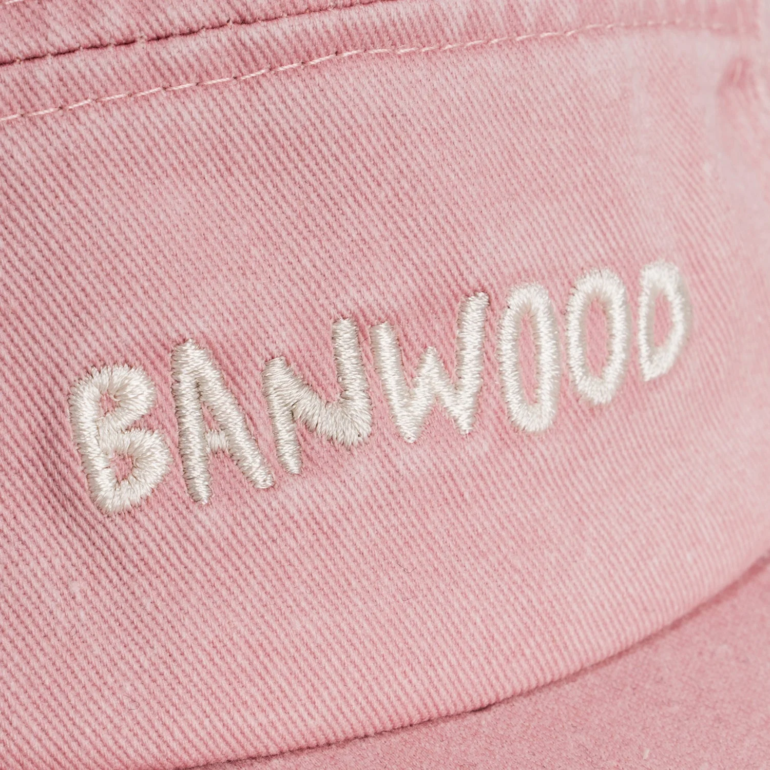 Banwood Washed 5 Panel Cap (Rose) - Image 5