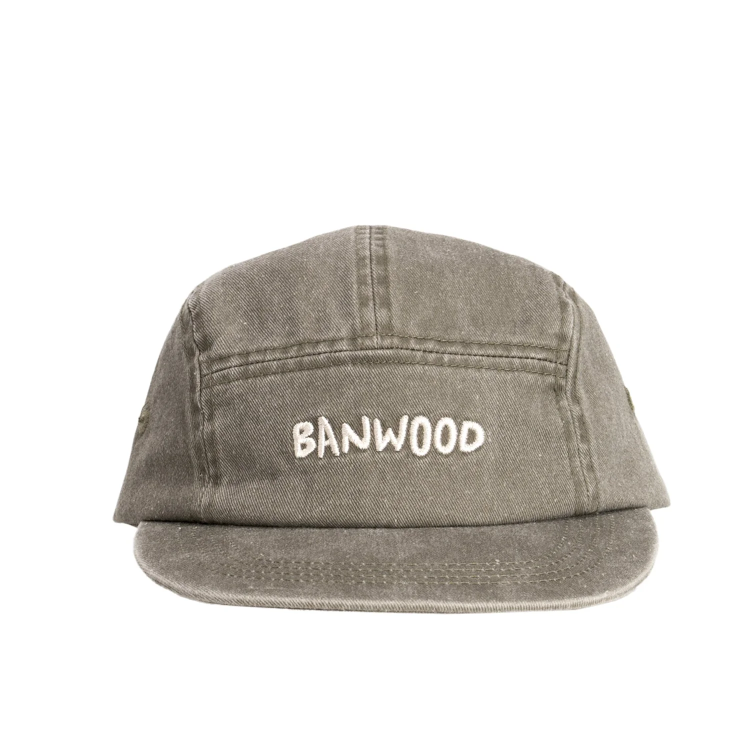 Banwood Washed 5 Panel Cap (Sage) - Image 2