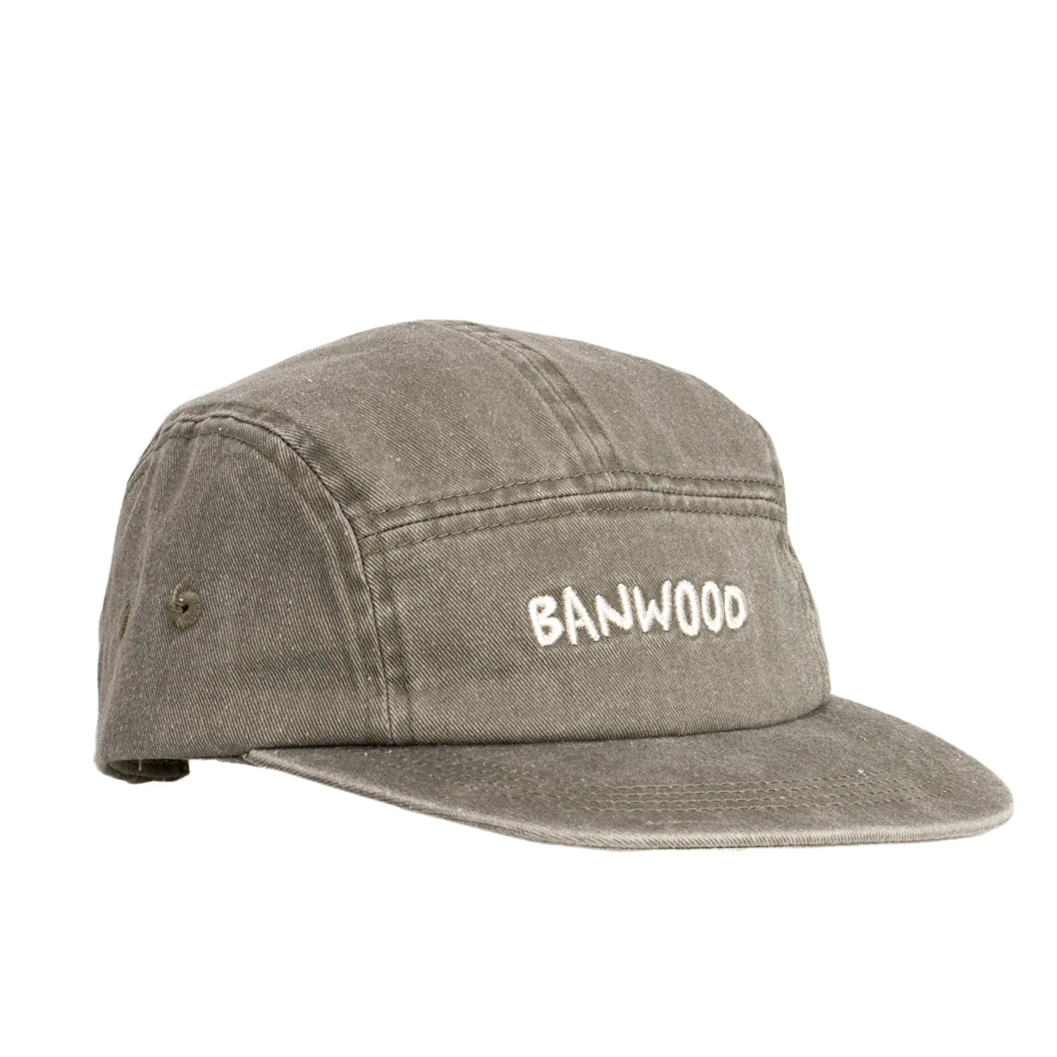 Banwood Washed 5 Panel Cap (Sage) - Image 4