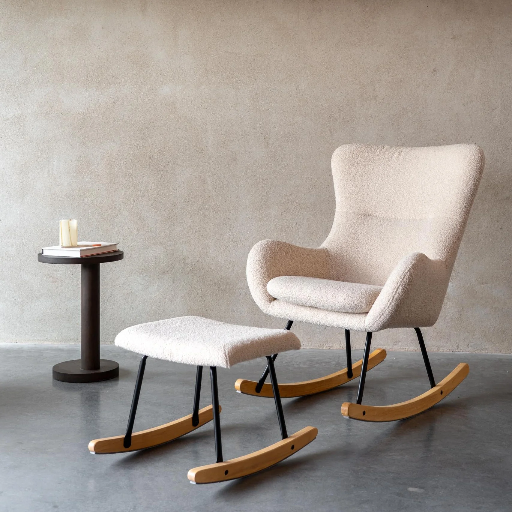 Basic Rocking Feeding Chair (Sheep Beige)