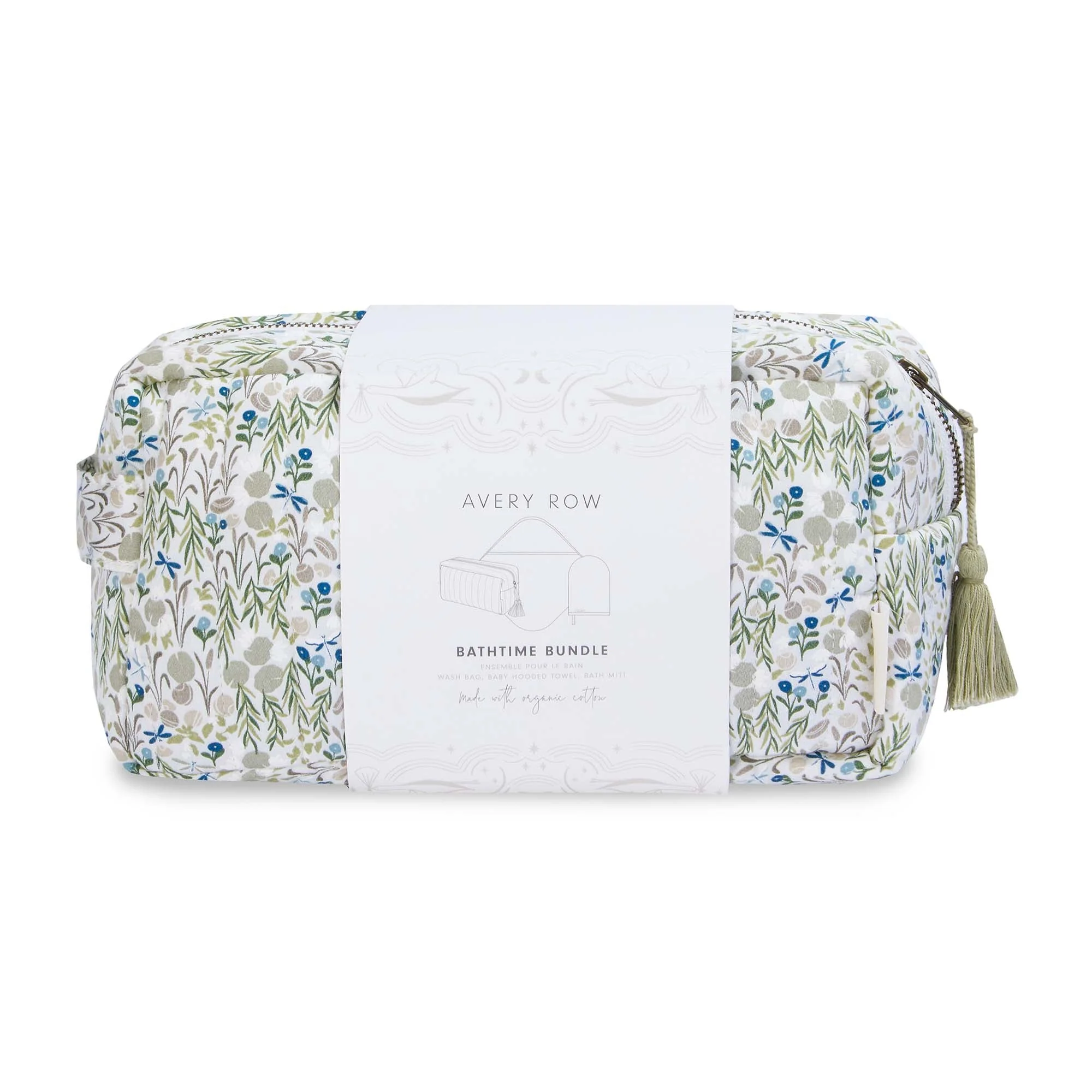 Bath time 3 Piece Towel, Washcloth + Washbag Baby Gift Set (Riverbank) - Image 2