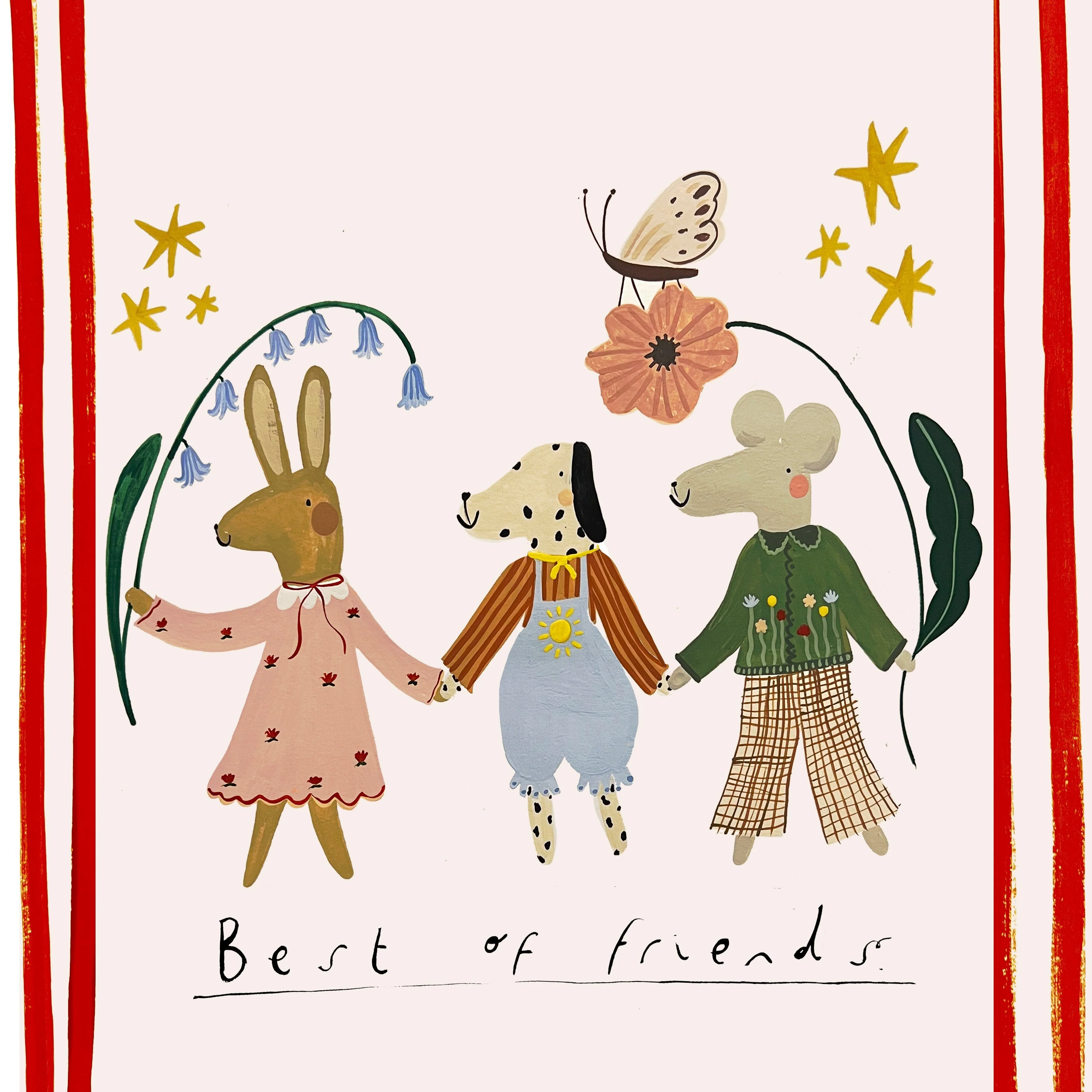 Best of Friends  Art Print - Image 2