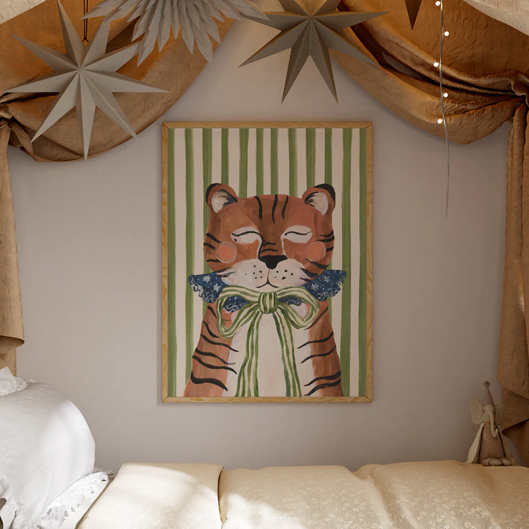 Big Top Tiger Art Print - Image 3