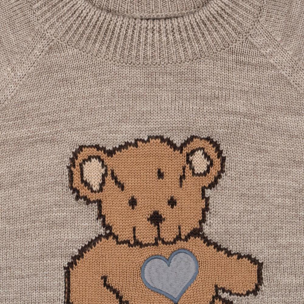 Billi Teddy Bear Cotton Knitted Jumper - Image 4