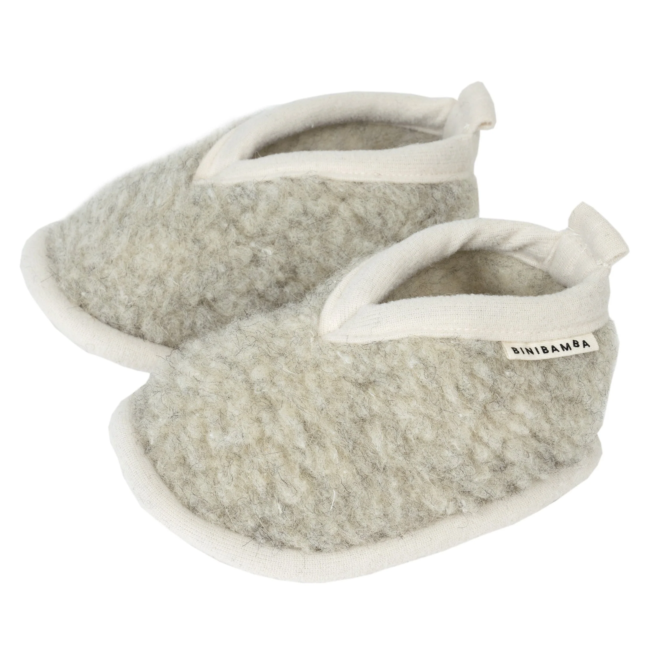 Bini Merino Wool Baby Booties (Cloud) - Image 7