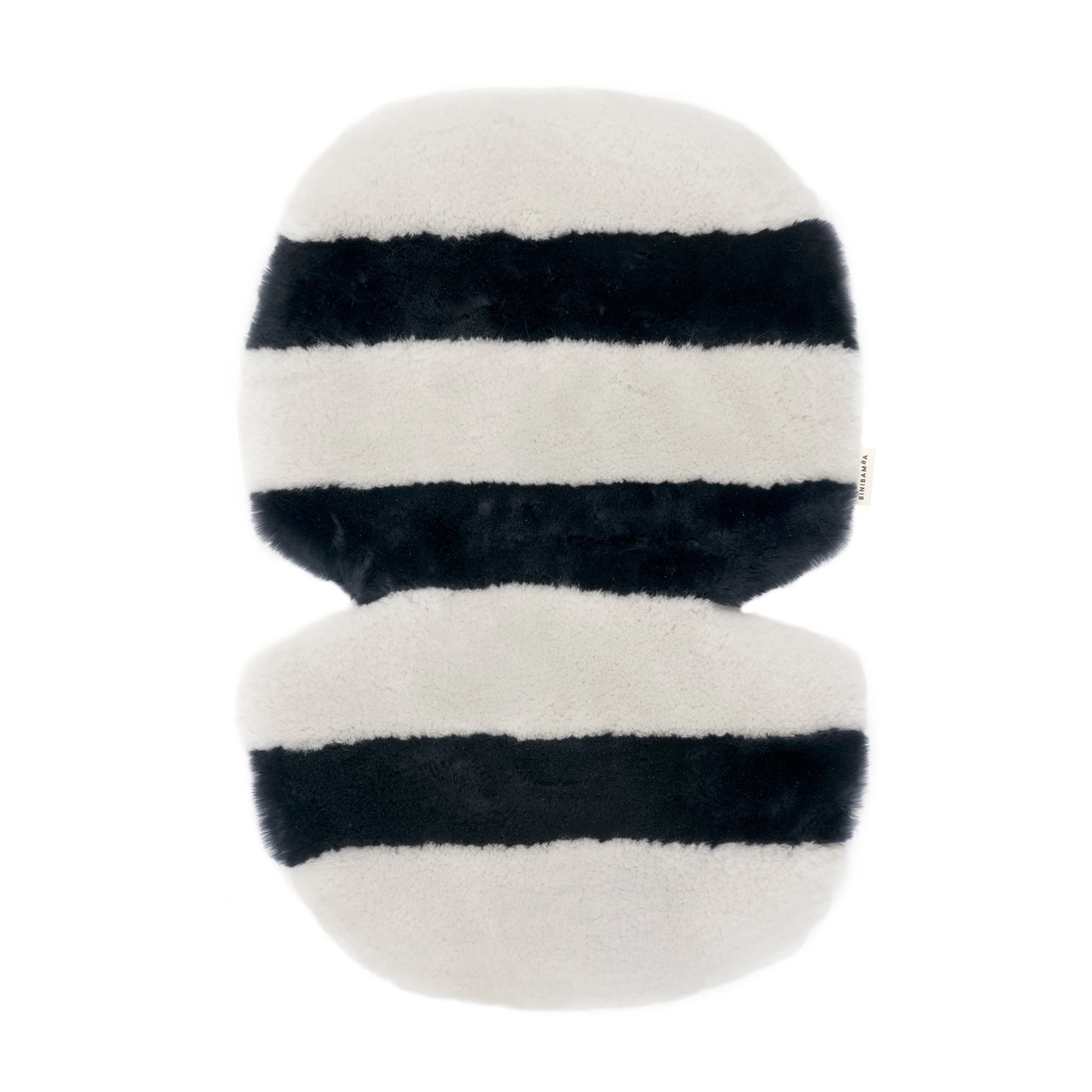 Striped Sheepskin Snuggler (Half Moon) - Image 8