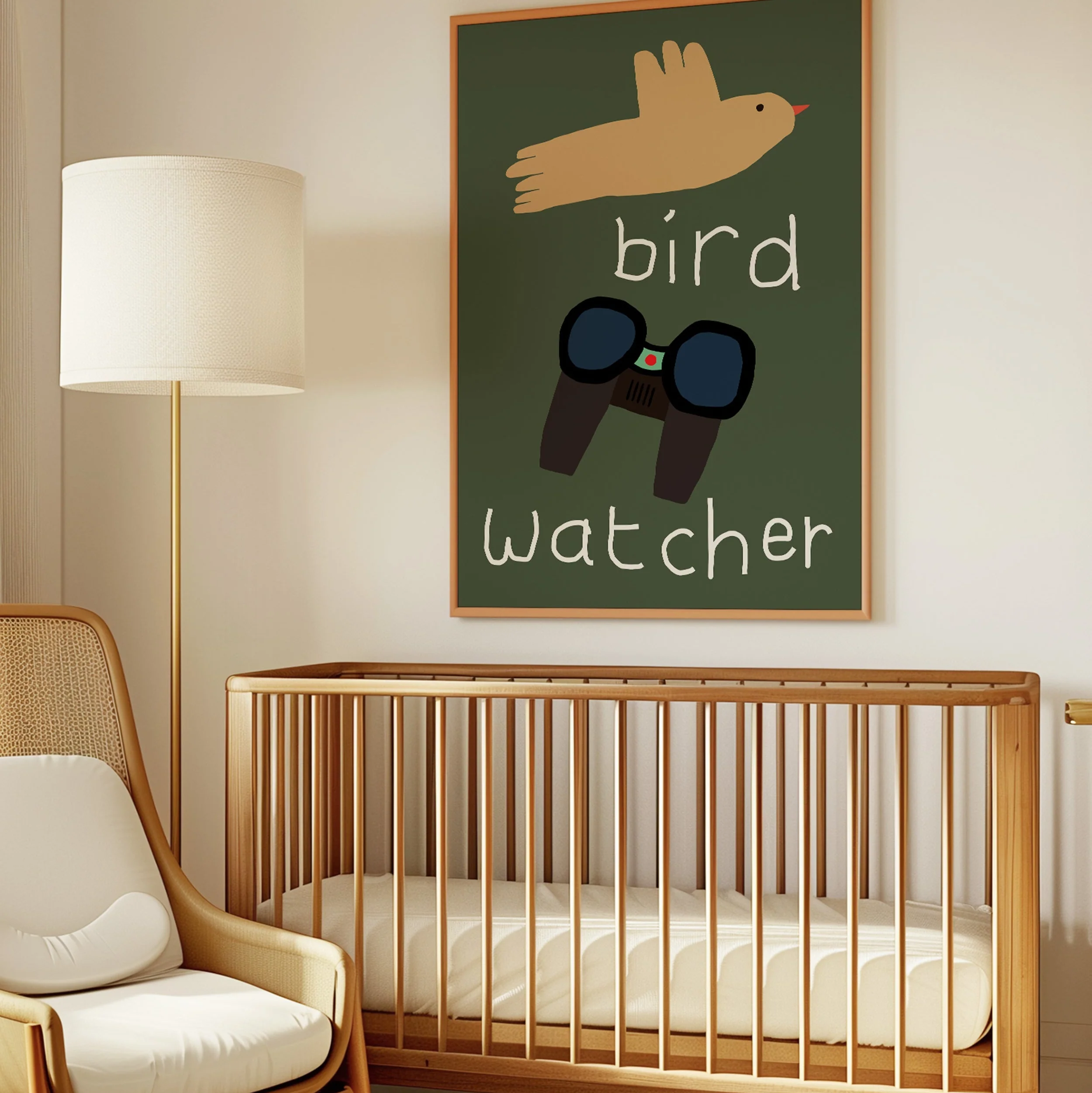 Bird Watcher-Art Print - Image 2
