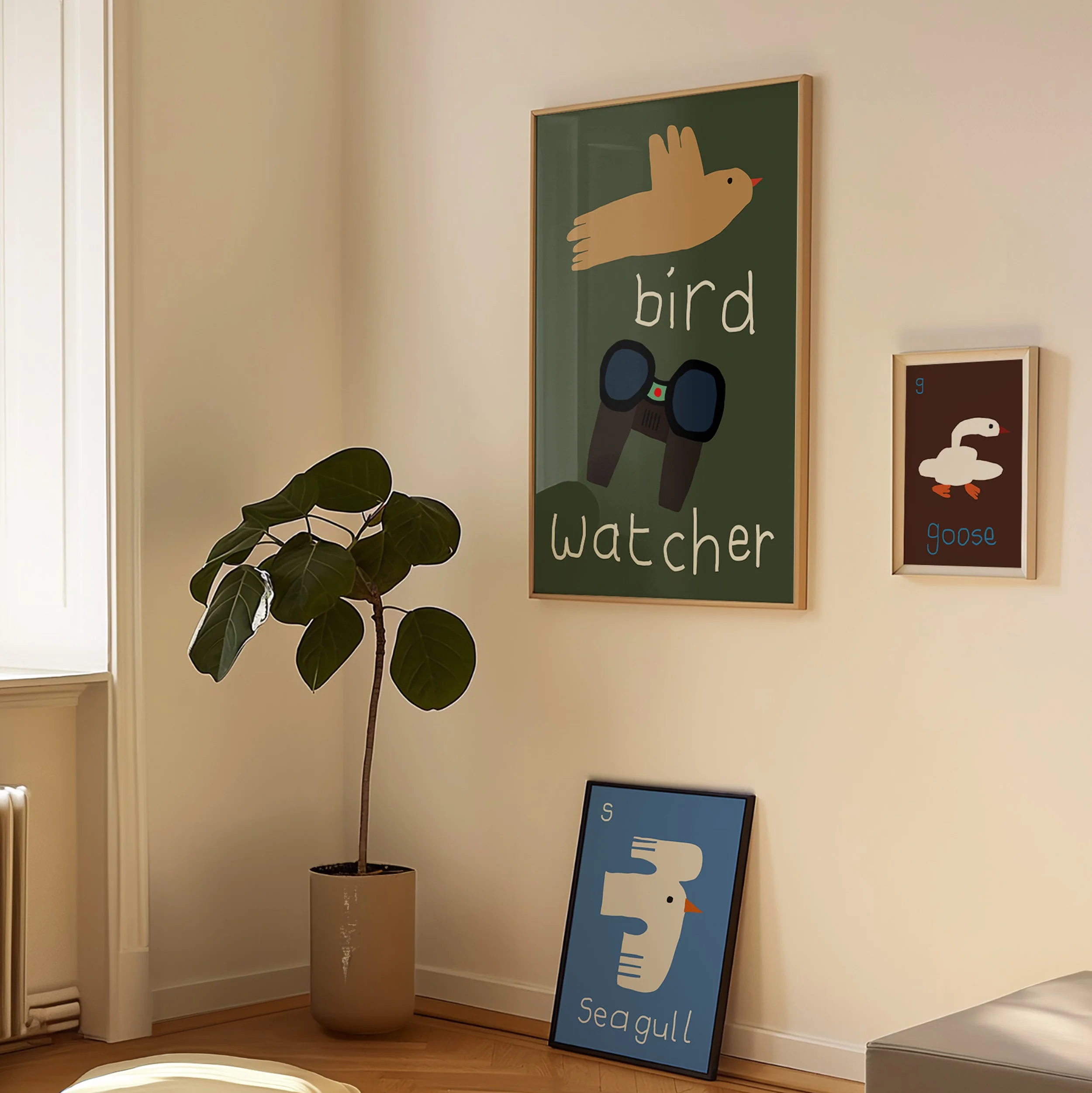 Bird Watcher-Art Print - Image 3