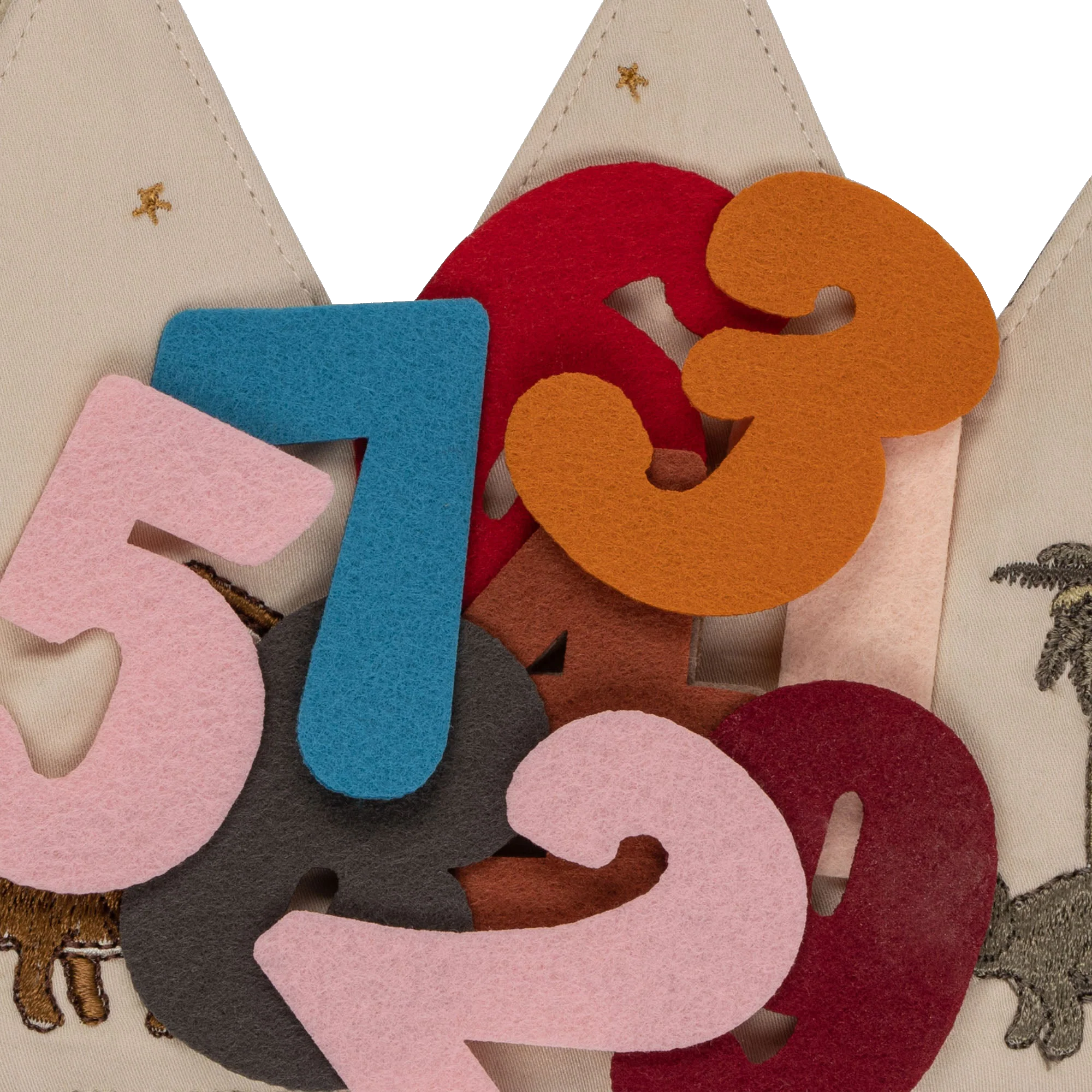 Dino Embroidered Birthday Crown - Image 4