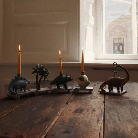 Birthday Train Candle Holder Table Decoration (Dinomite) - Image 3