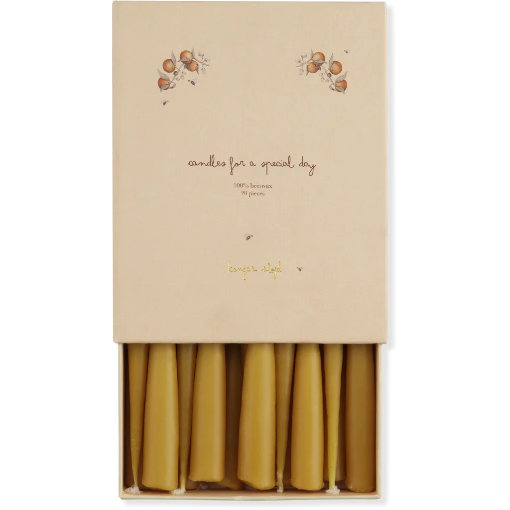Birthday Train Natural Beeswax Candles, Pack of 20 - Image 4