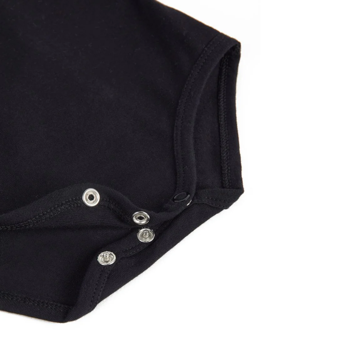 Black Carminho Body Suit with Detachable Collar - Image 6