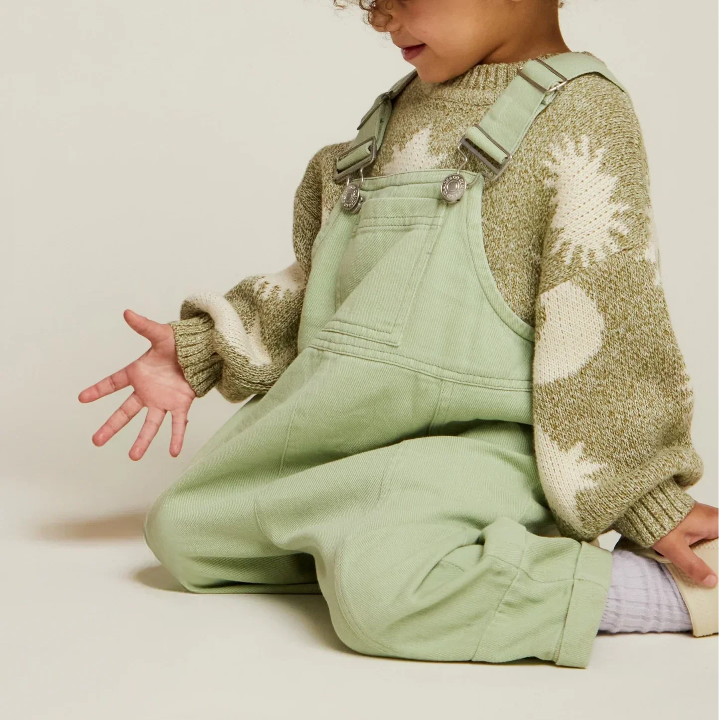 Blythe Cotton Dungarees (Mint) - Image 14