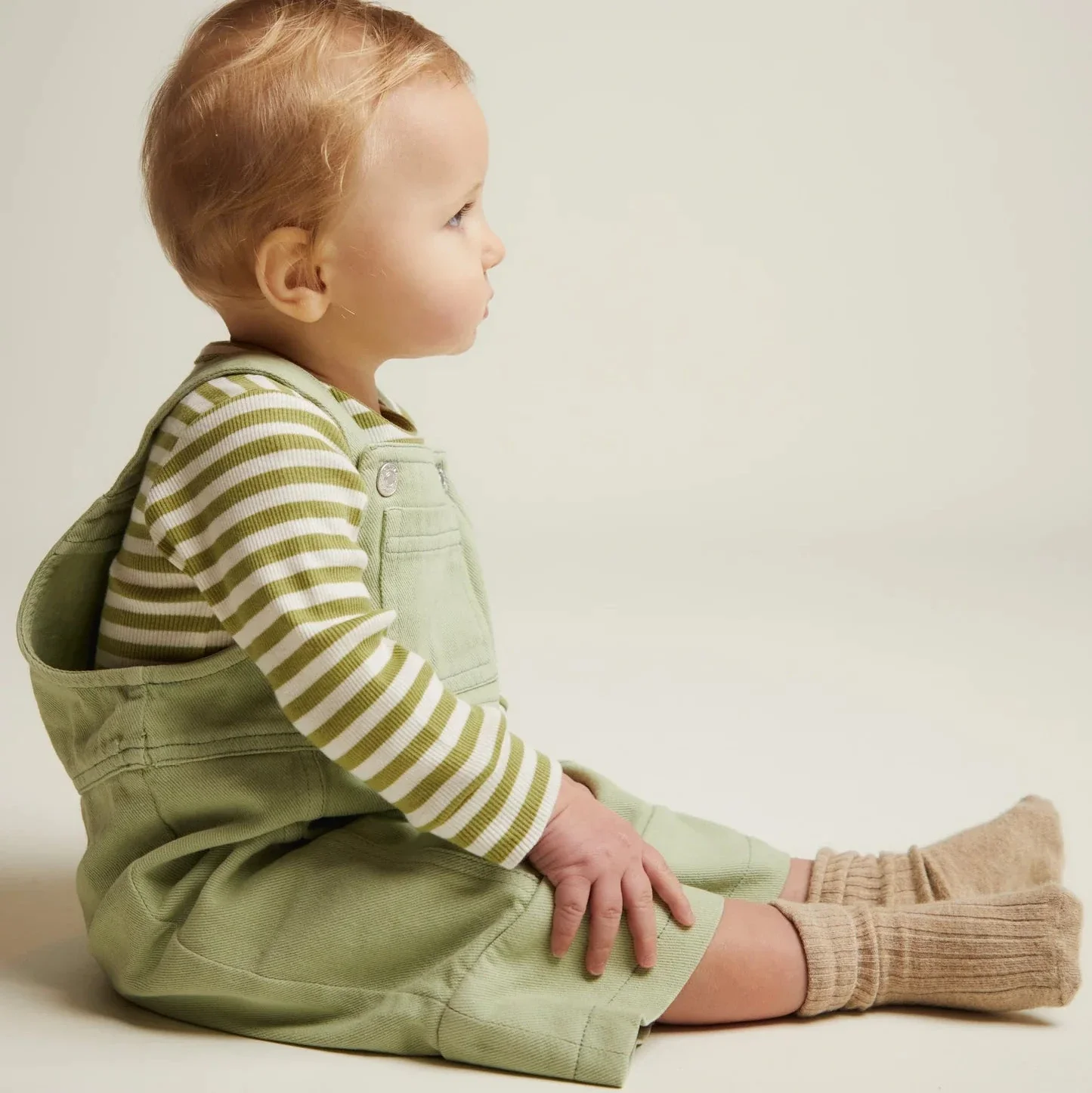 Blythe Cotton Dungarees (Mint) - Image 4