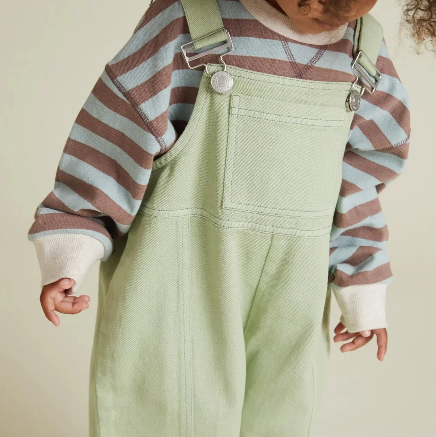 Blythe Cotton Dungarees (Mint) - Image 7