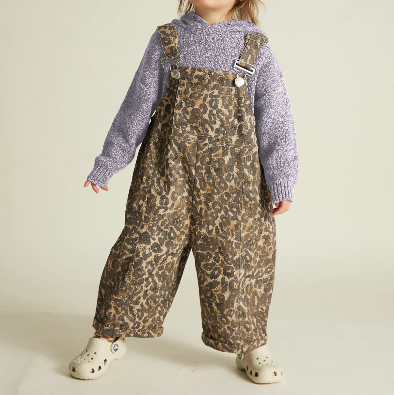 Blythe Leopard Print Cotton Dungarees - Image 3