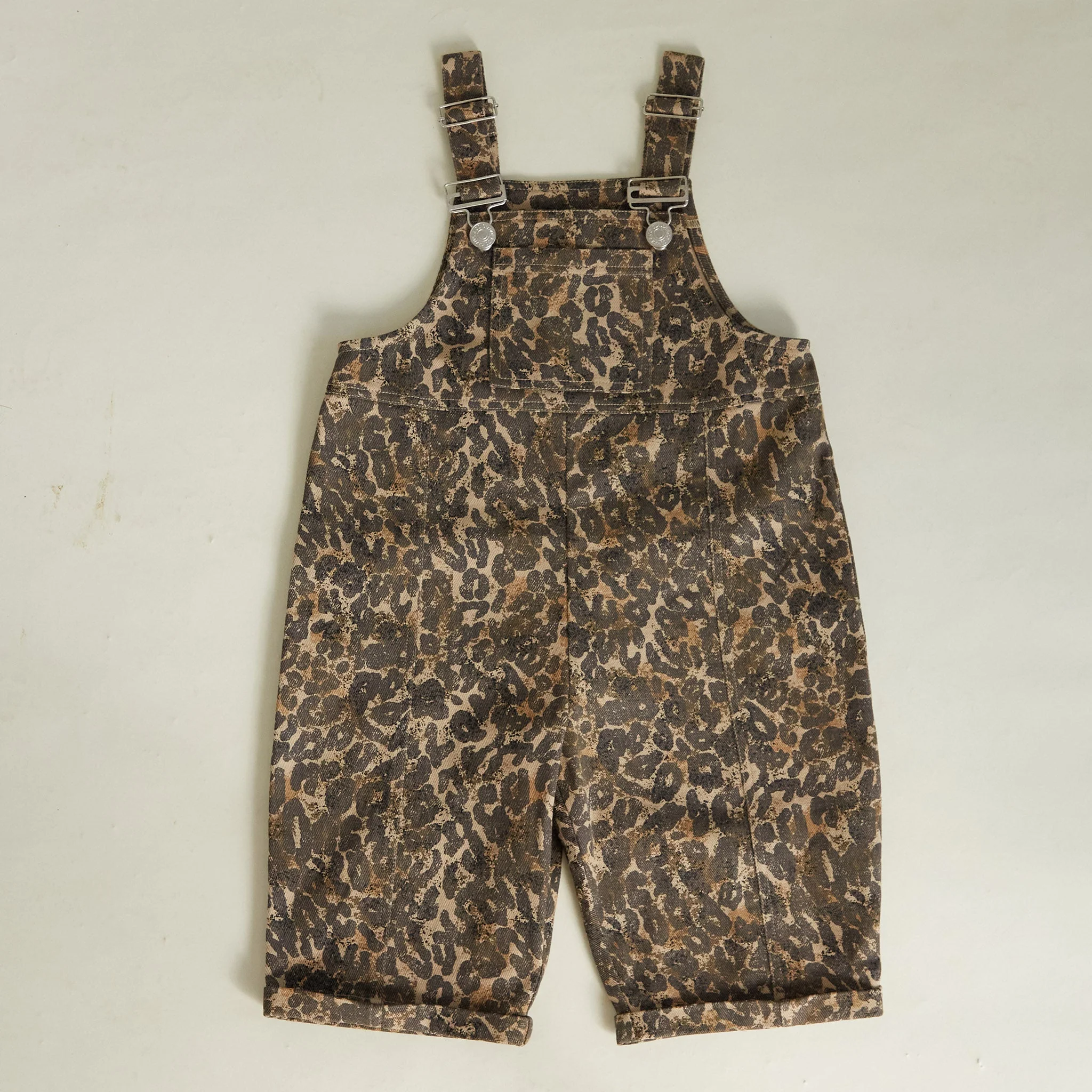 Blythe Leopard Print Cotton Dungarees - Image 7