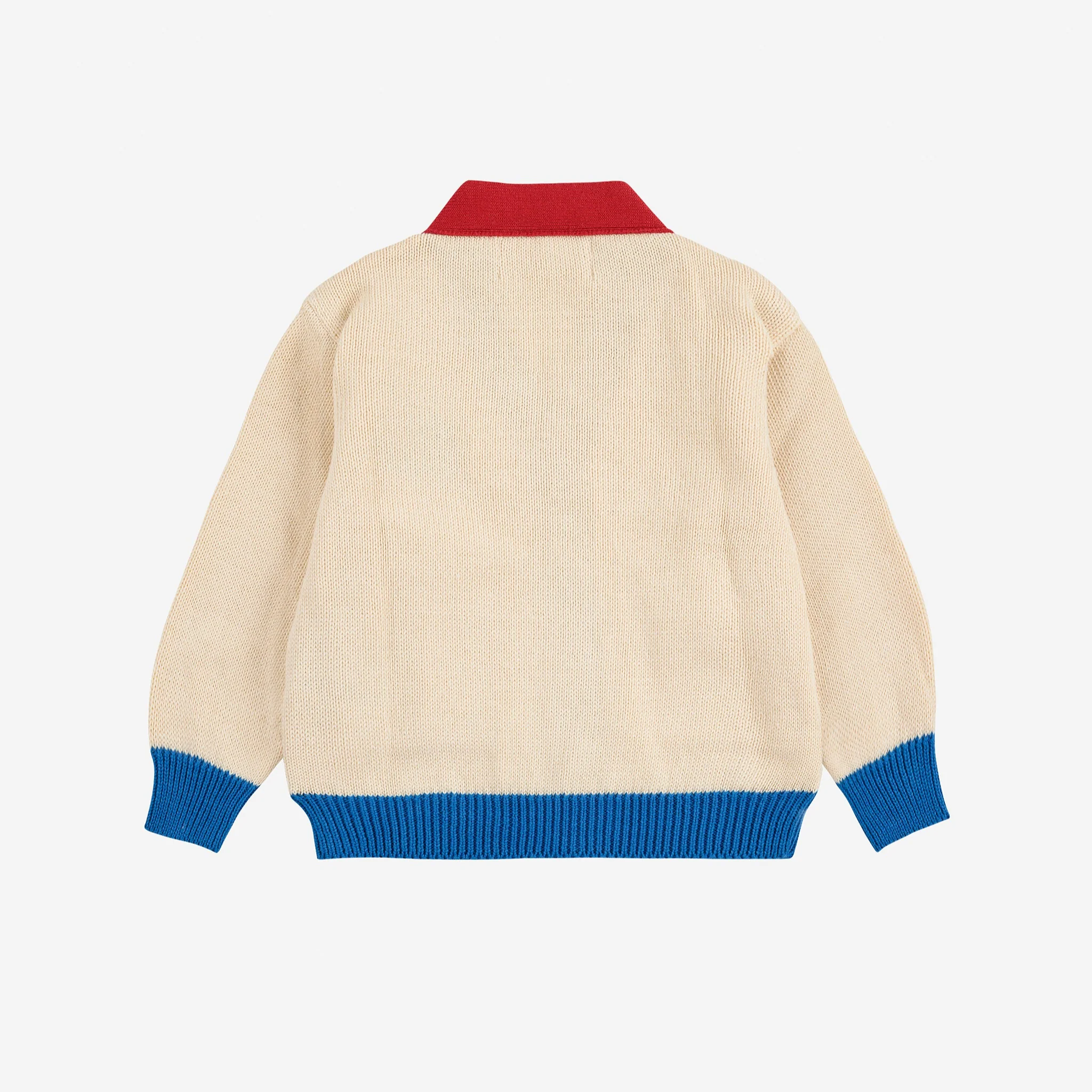 Bobo Choo Choo Cotton V Neck Block Colour Cardigan - Image 5