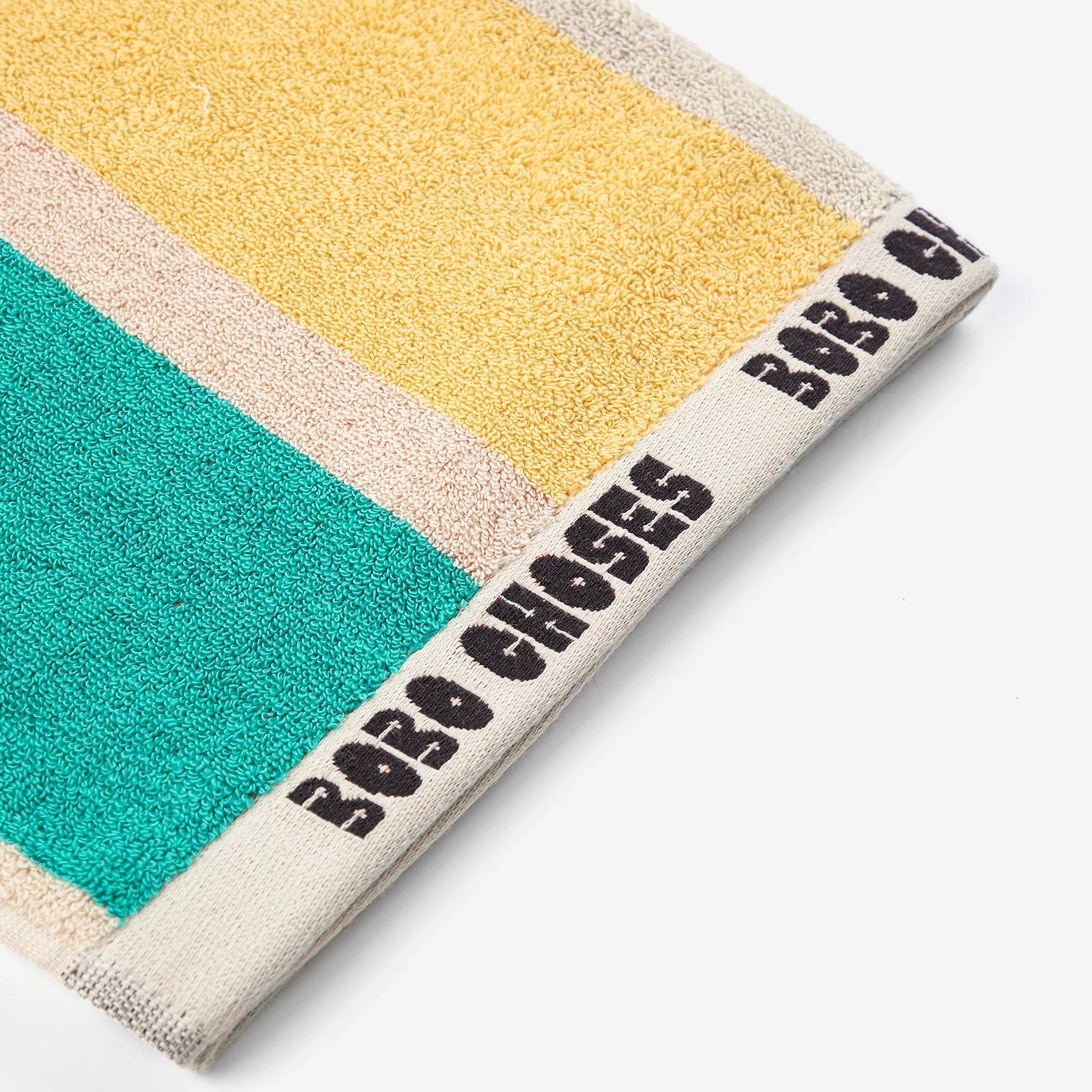 Bobo Choses Colour Block Cotton Beach Towel - Image 3