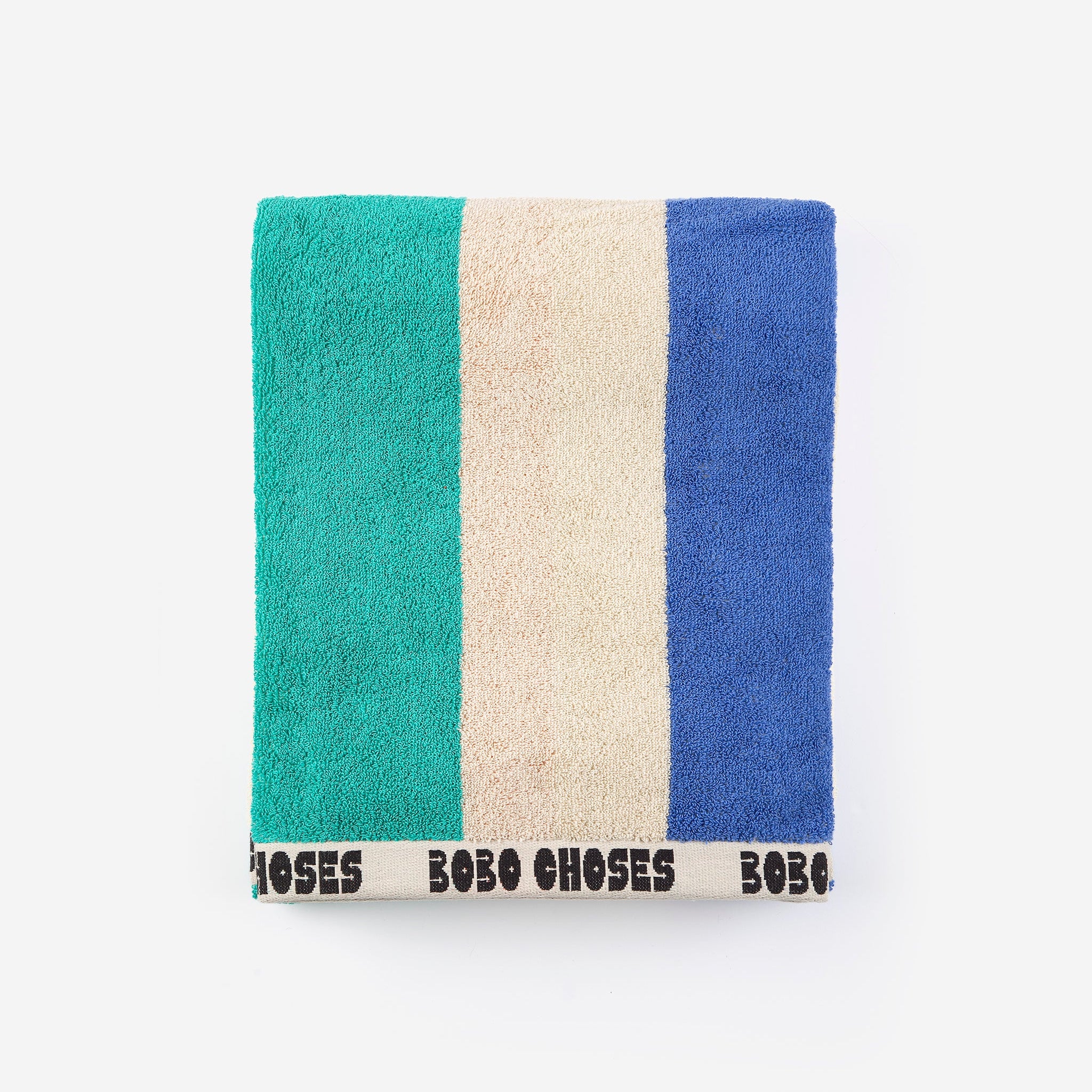 Bobo Choses Colour Block Cotton Beach Towel - Image 4