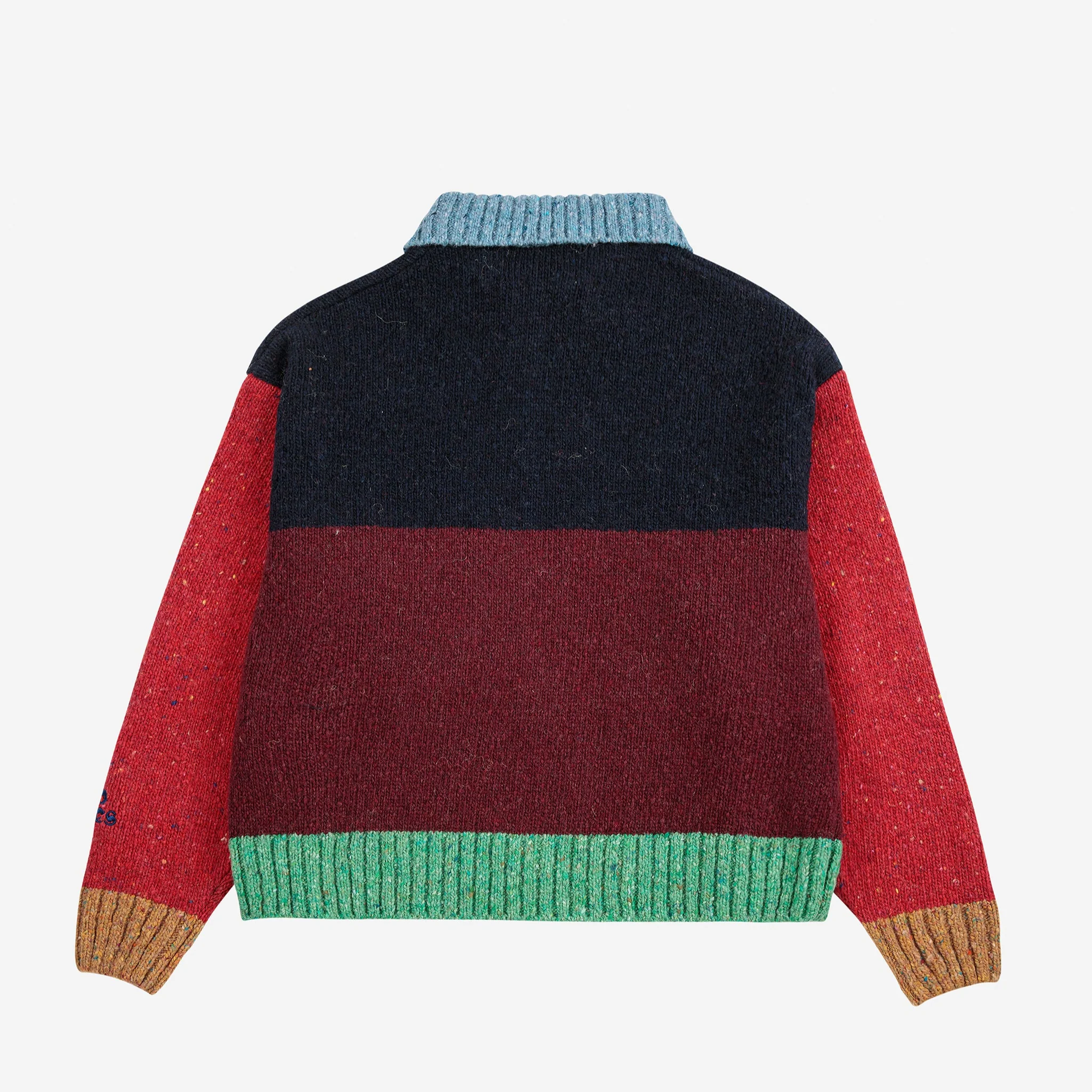 Bobo Choses Colour Block Collar Knit Cardigan - Image 5
