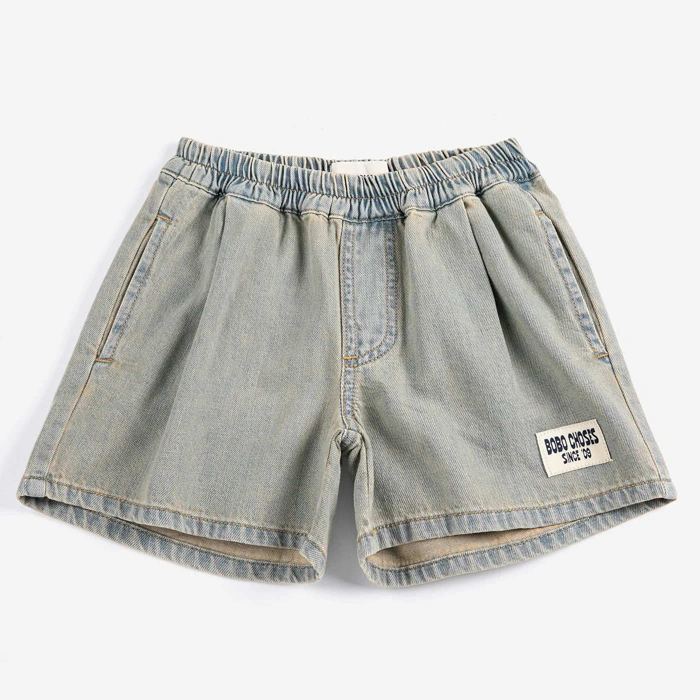 Bobo Choses Since 09 Denim Bermuda Shorts (Prussian Blue)