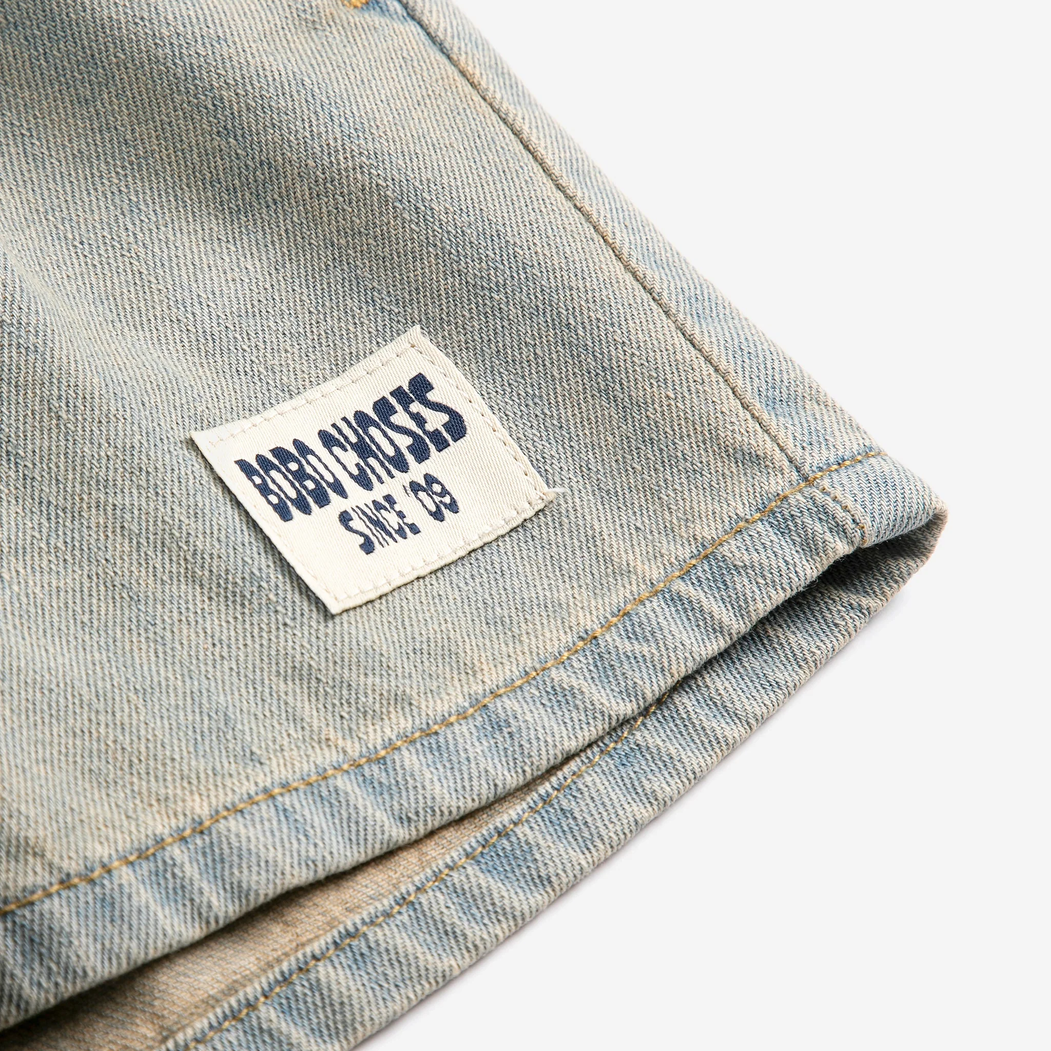 Bobo Choses Since 09 Denim Bermuda Shorts (Prussian Blue) - Image 4