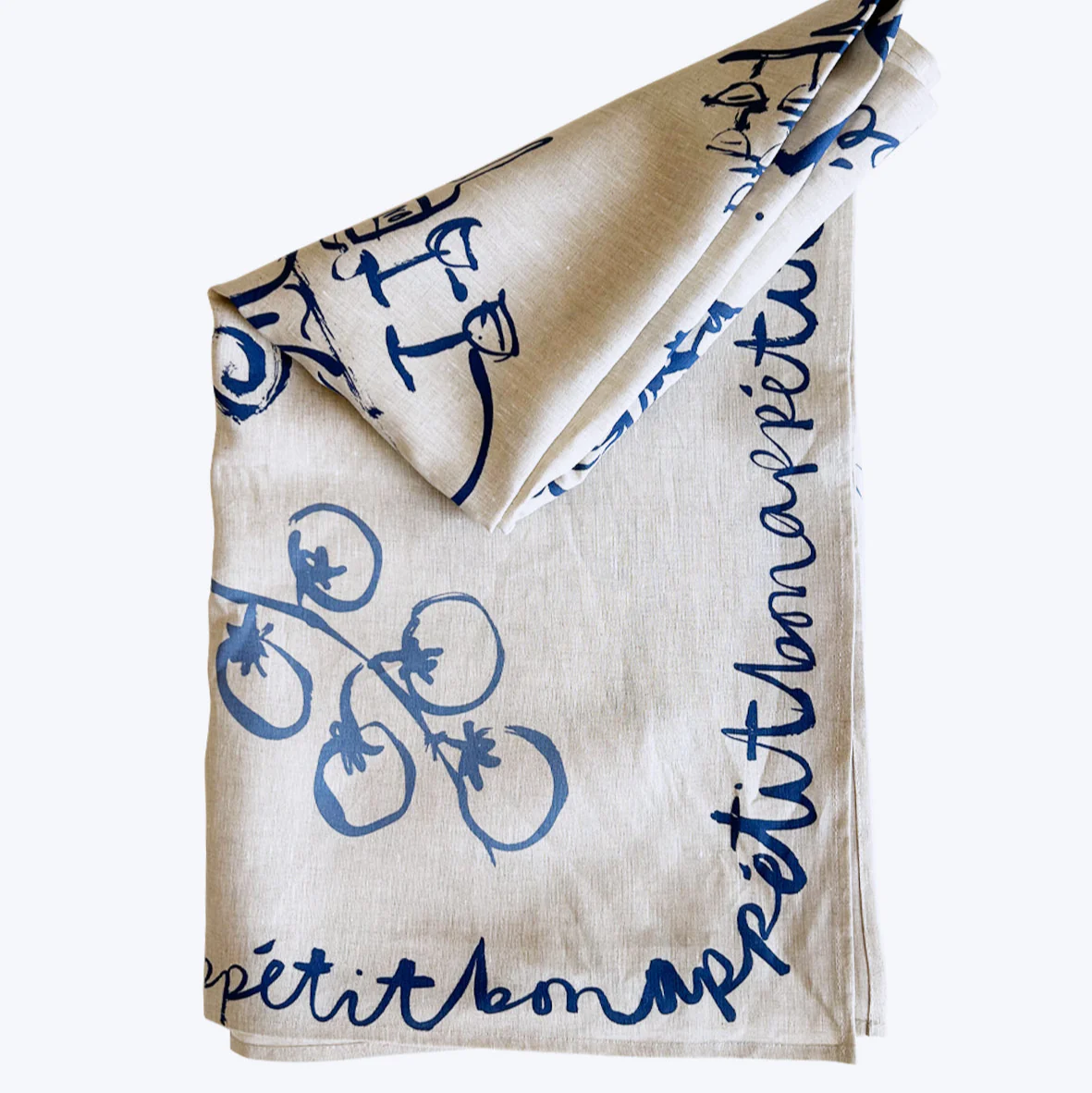 Bon Appétit Linen Tablecloth - Image 2