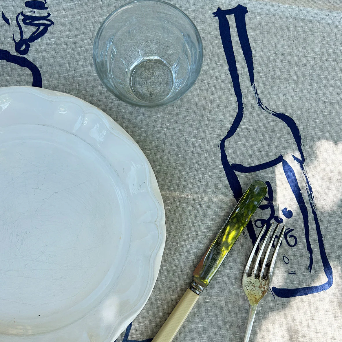 Bon Appétit Linen Tablecloth - Image 4