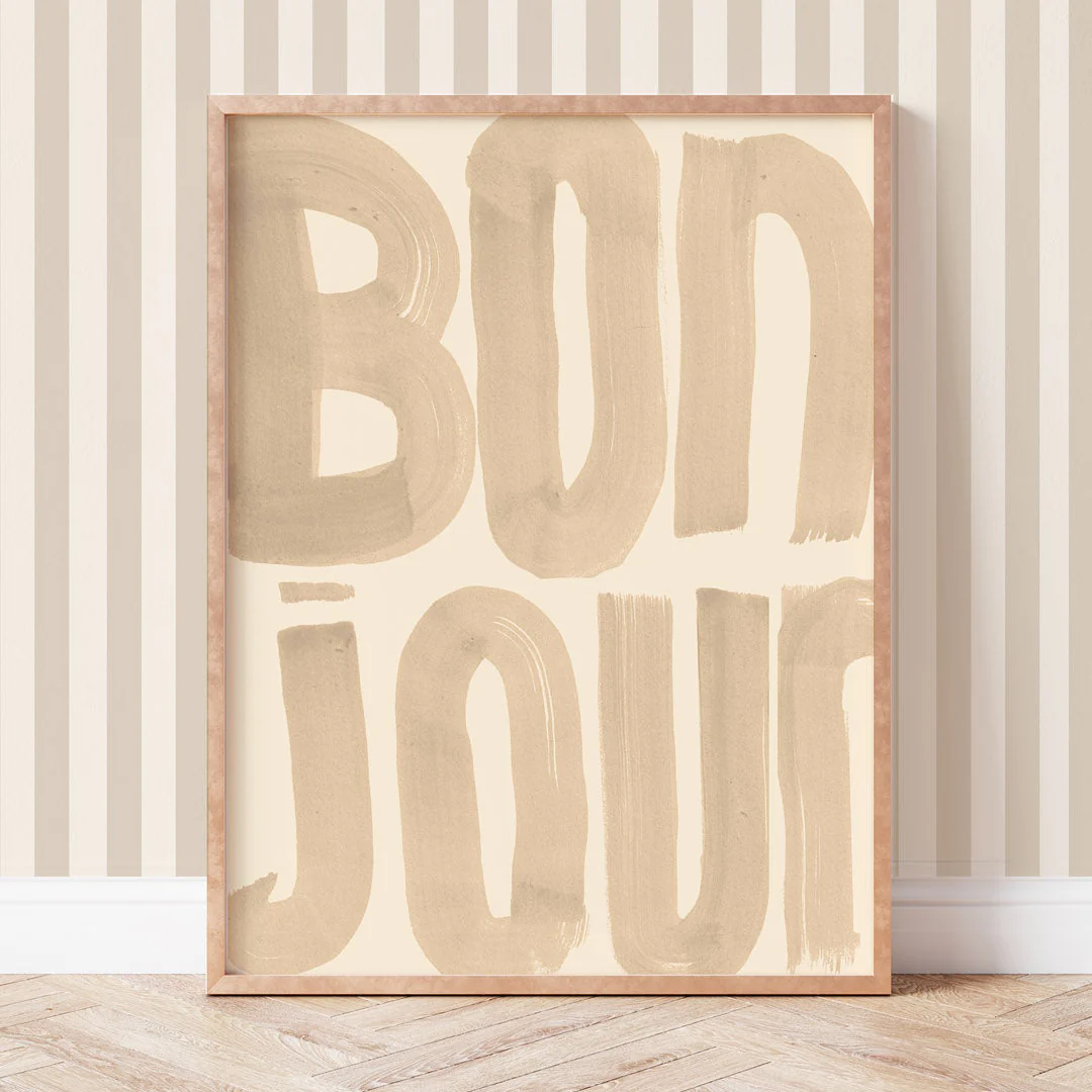 Bonjour Art Print - Image 2
