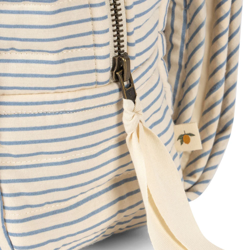 Bonnie Changing Pouch with Change Mat (Stripe Blue) - Image 3