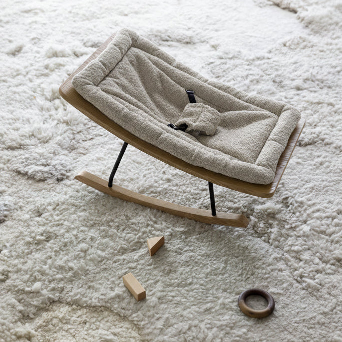 Boucle Sheep Rocking Baby Bouncer