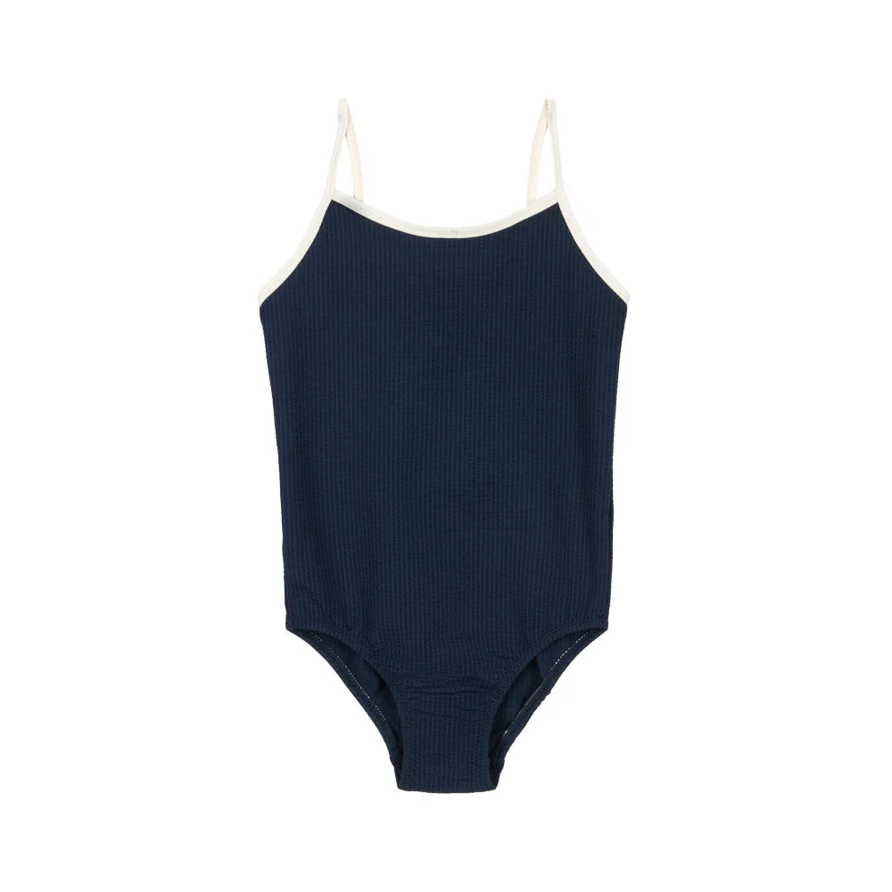 Bowie V-Shaped Bow Back Swimsuit (Navy Blazer) - Image 5