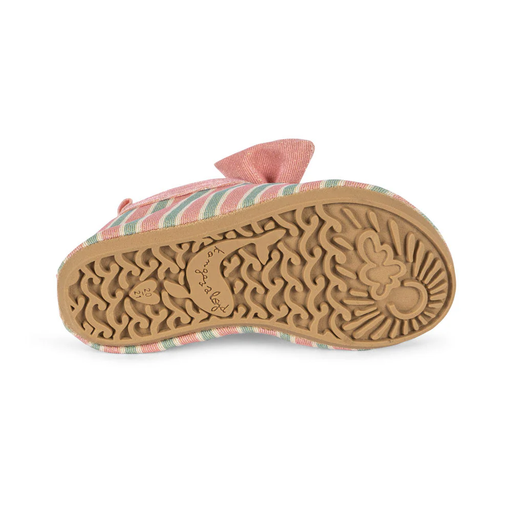 Bowwow Striped Bow Swim Shoes (Blush Stripe) - Image 3