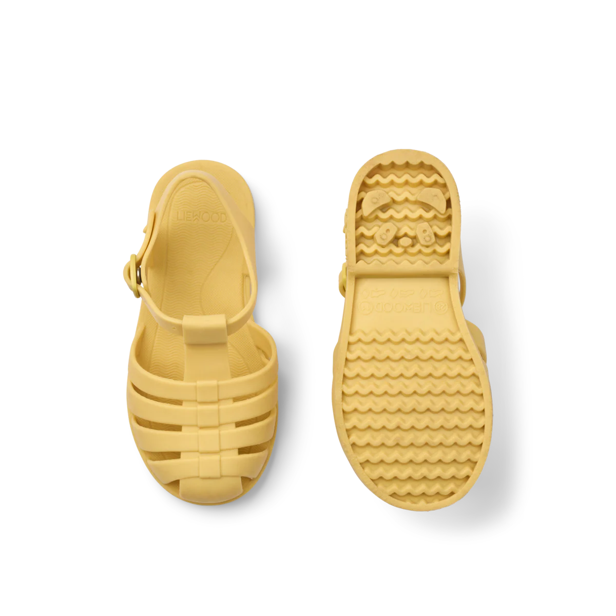 Bre Summer Jelly Shoe Sandals (Lemon Yellow) - Image 2