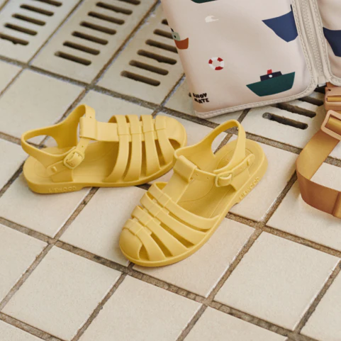 Bre Summer Jelly Shoe Sandals (Lemon Yellow) - Image 4