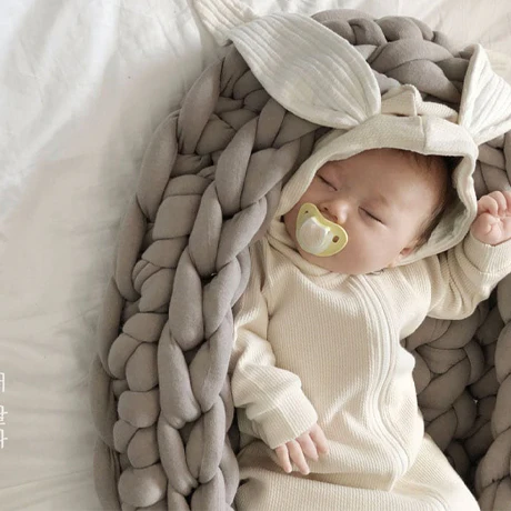 Bunny Ears Rabbit Romper Suit (Ivory) - Image 4