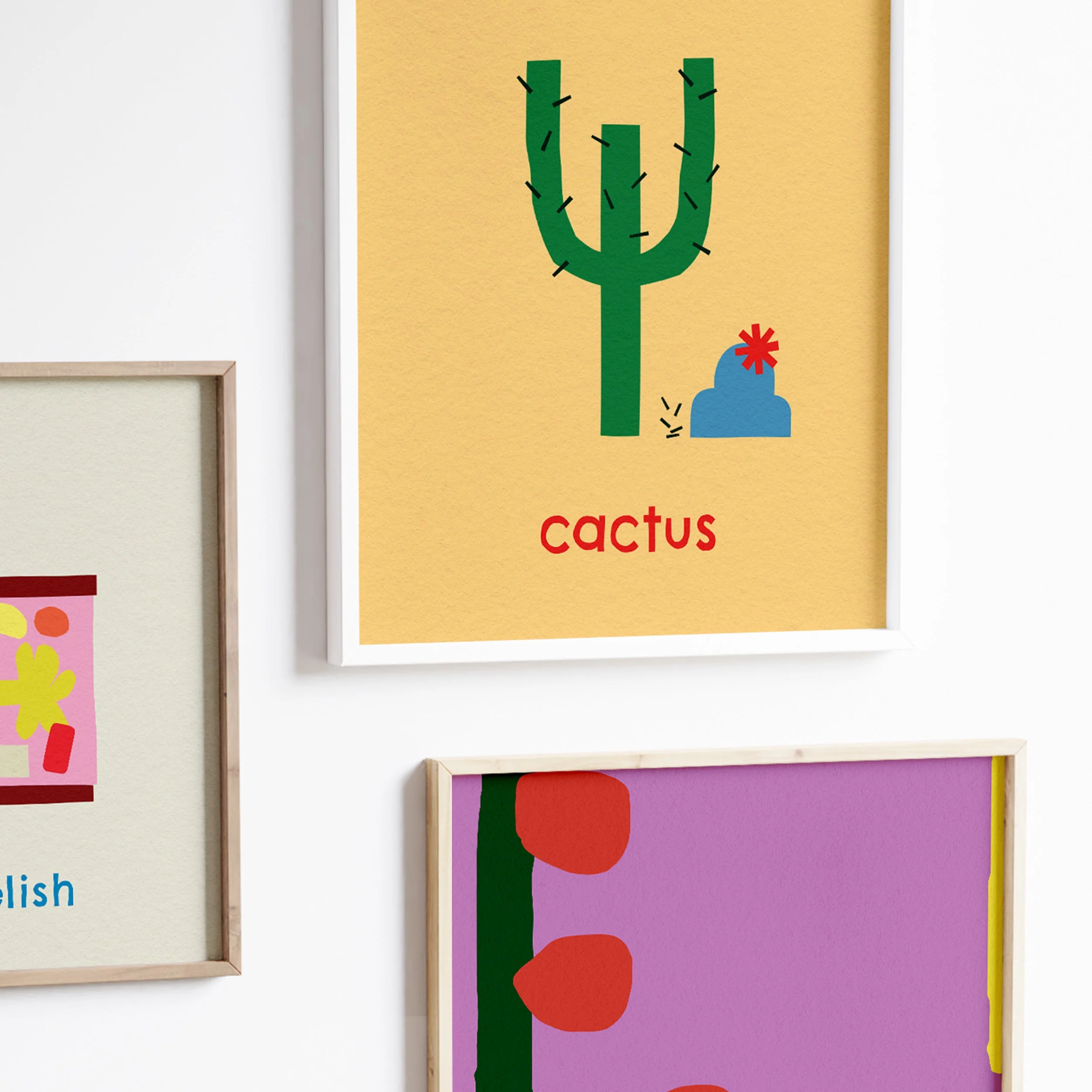 C for Cactus- Alphabet Art Print - Image 2