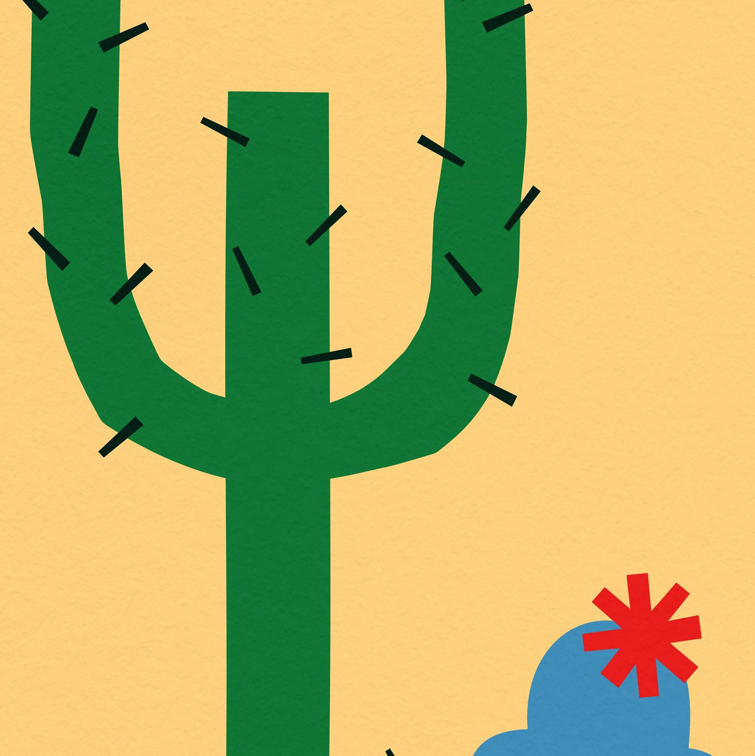 C for Cactus- Alphabet Art Print - Image 5