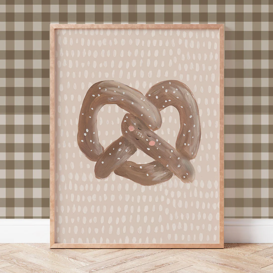 Can You Knot Pretzel Art Print - Image 3