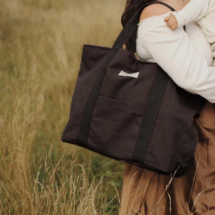 Canvas Tote Bag (Charcoal) - Image 4